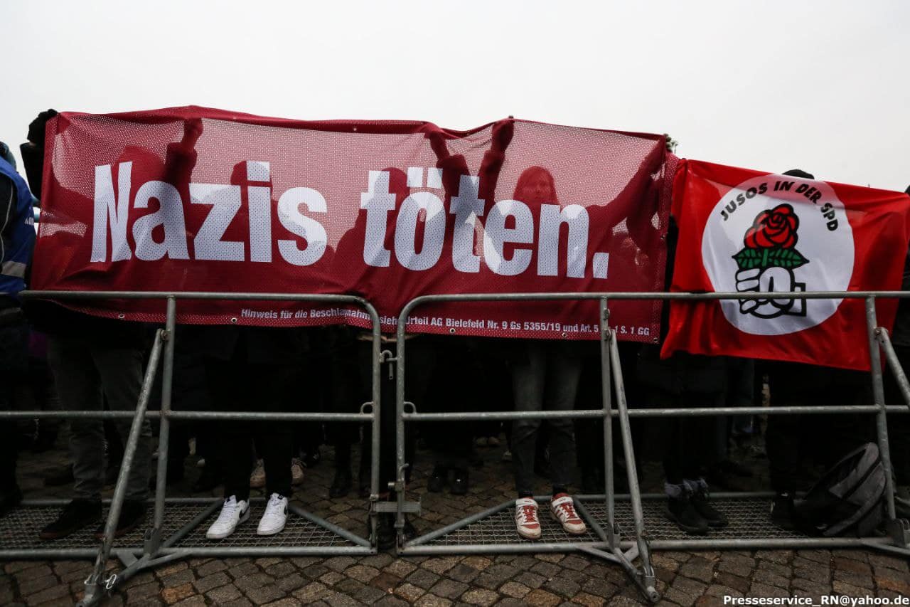 Demonstration zum 13. Februar